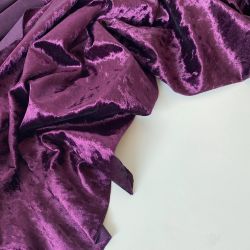Бархат крэш баклажан 9292