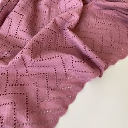Хлопок шитье зигзаг китайская роза