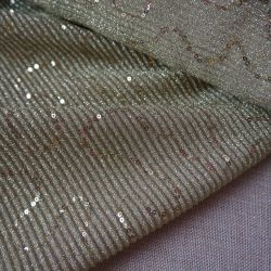 Плиссе золотой люрекс с пайетками 4