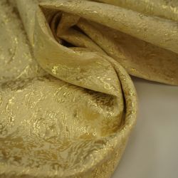 Жаккард золотистый дождь